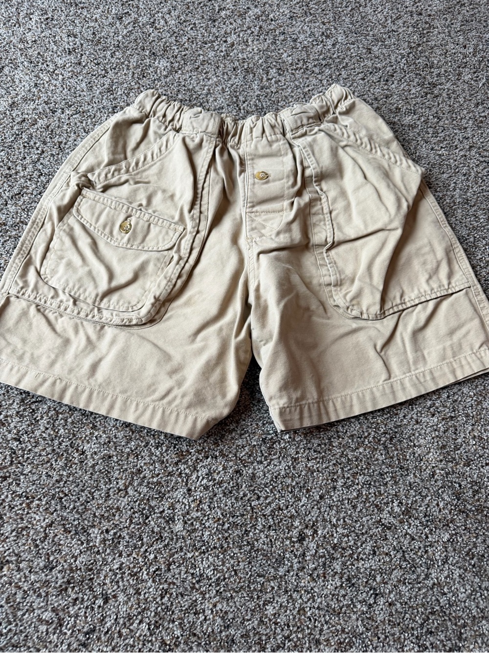 Vintage Ocean Pacific OP Mens M Khaki Cargo Utility Shorts Surf Skate Y2K